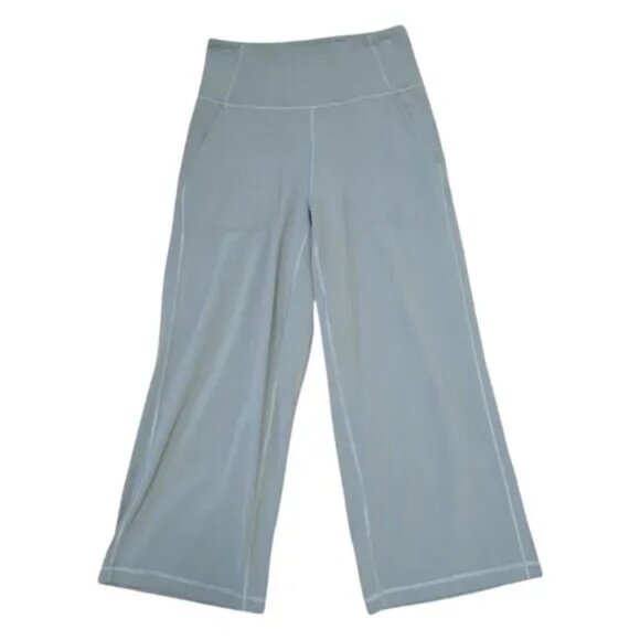 Lululemon Align High Rise Wide Leg Crop Pant in Rhino Gray Size 2 - Picture 11 of 11